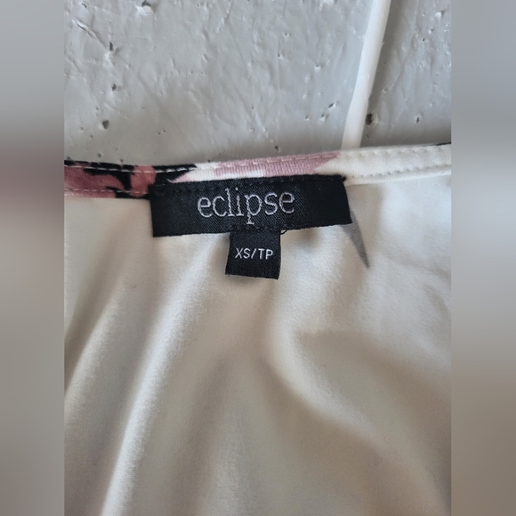 Eclipse Floral Maxi Dress in White and Pink, Size XS - Picture 3 of 3